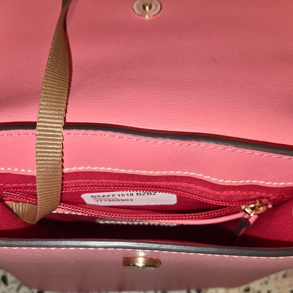 Dooney & Bourke Pink Backpack with Gold-Toned Logo - Picture 5 of 7
